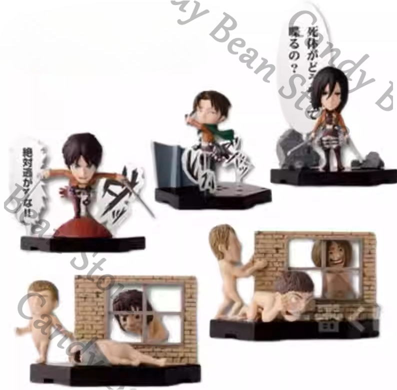 Model Kit Titanic - 애니메이션 진격의 거인 미카사·아커먼 코스프레 피규어