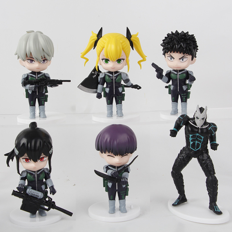 Model Kit Kaiju 8 - 6개/세트 카이주 No.8 애니메이션 히비노 카프카