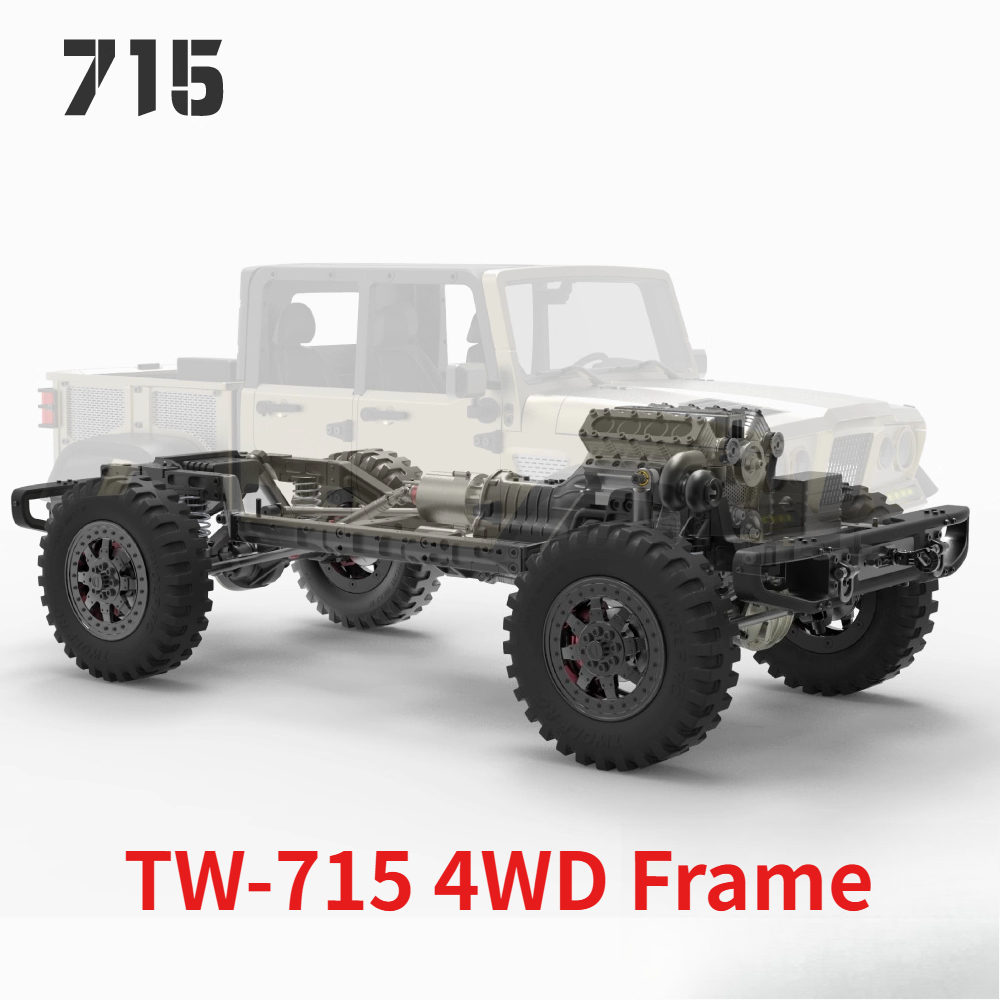 Model Kit V8 Engine - TWOLF 1/10 TW-715 4WD 프레임 풀