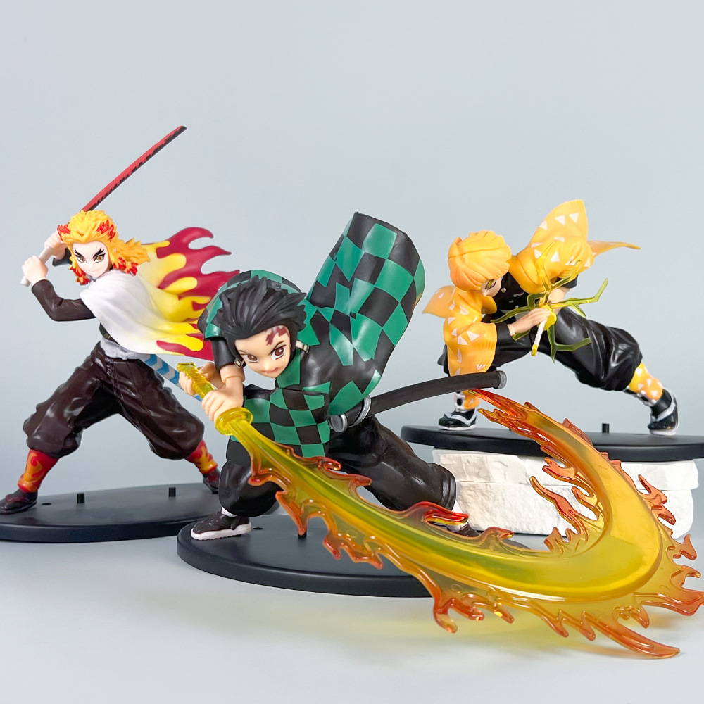 Model Kit Zenitsu - 애니메이션 귀멸의 칼날 PVC 피규어 탄지로