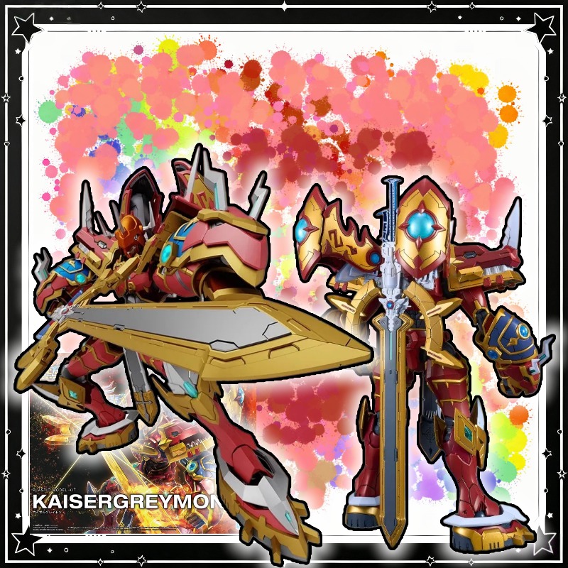 Model Kit Kaisergreymon - 【재고 있음】반다이 피규어-라이즈 스탠다드-앰플리파이드 카이저그레이몬 디지몬