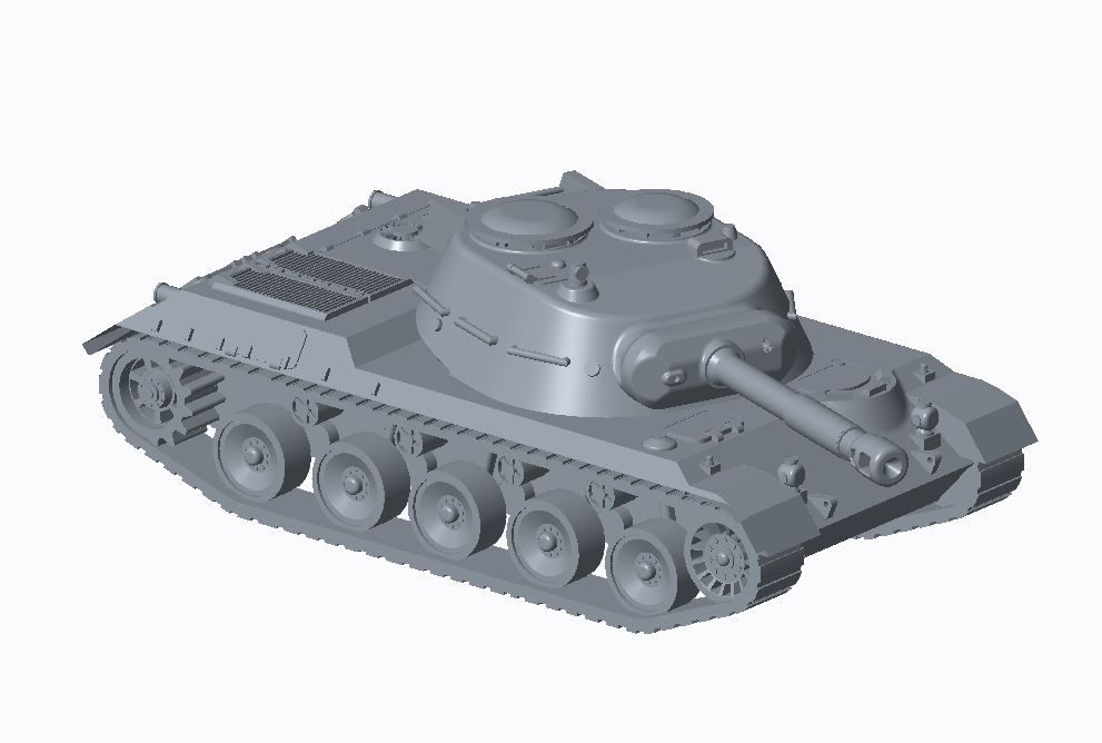 Model Kit Zoid - Spahpanzer Ru 251 라이트 탱크 모델