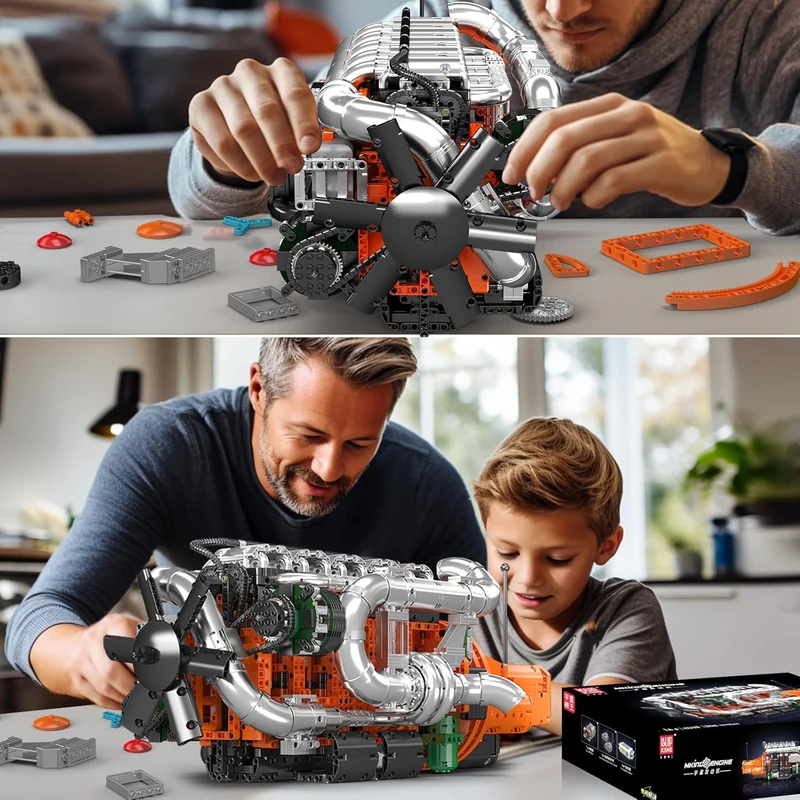 Model Kit V8 Engine - 몰드 킹 10200 V8 트윈 터보