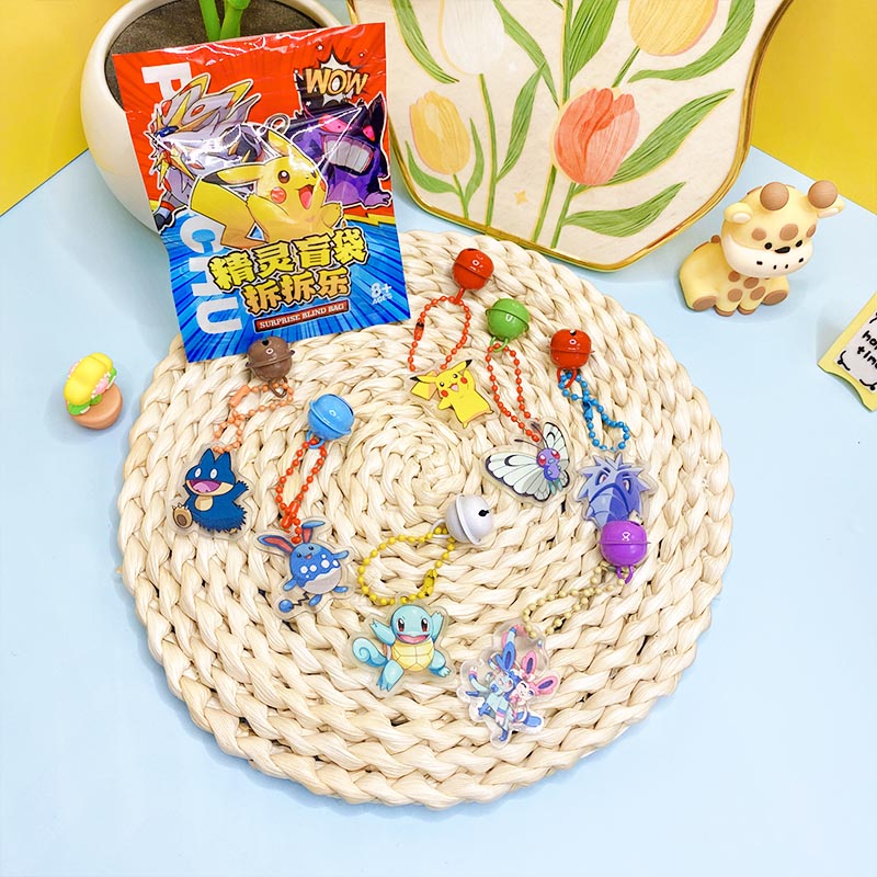 Model Kit Pokemon - 32개입/박스 포켓몬 블라인드 백 키체인 만화