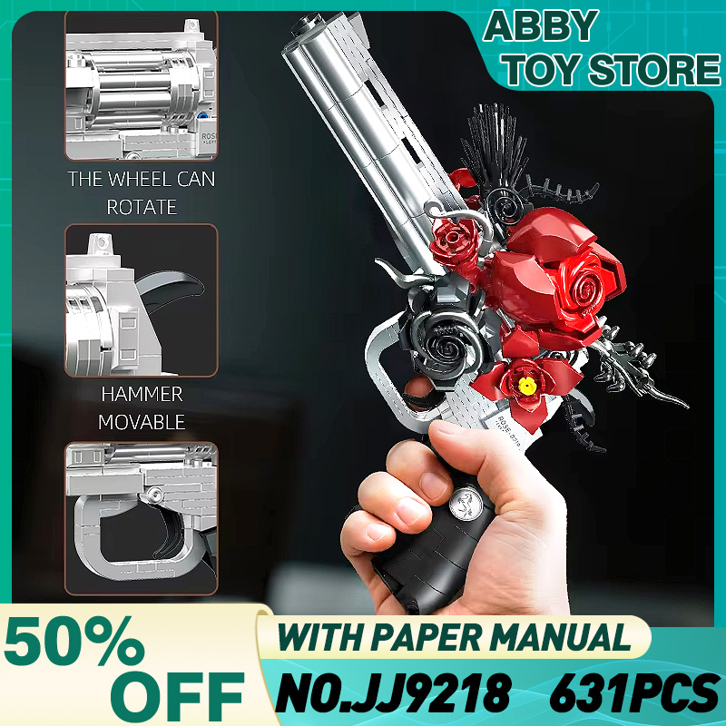 Model Kit Revolver - 새로운 재고 있음 JJ9218 공예품 로즈