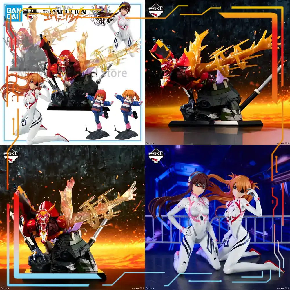 Model Kit Eva 02 - 반다이 이치반쿠지 신 에반게리온 게키우반 EVA-02