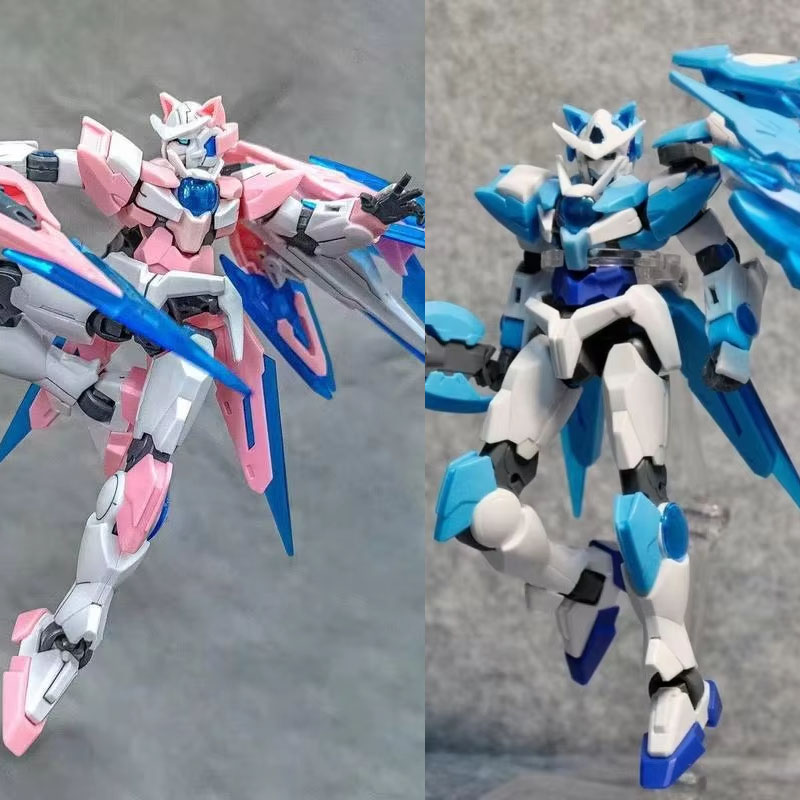 00Qan HG 1/144 고양이 귀 버전 핑크 블루  - Model Kit Jms 리뷰 및 가격