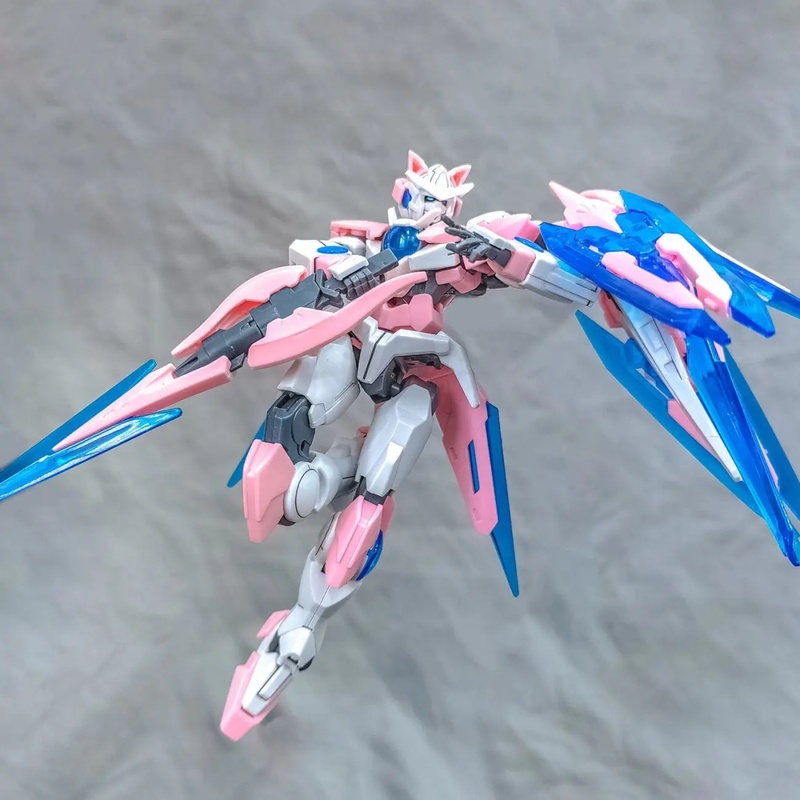 00Qan HG 1/144 고양이 귀 버전 핑크 블루  - Model Kit Jms 리뷰 및 가격