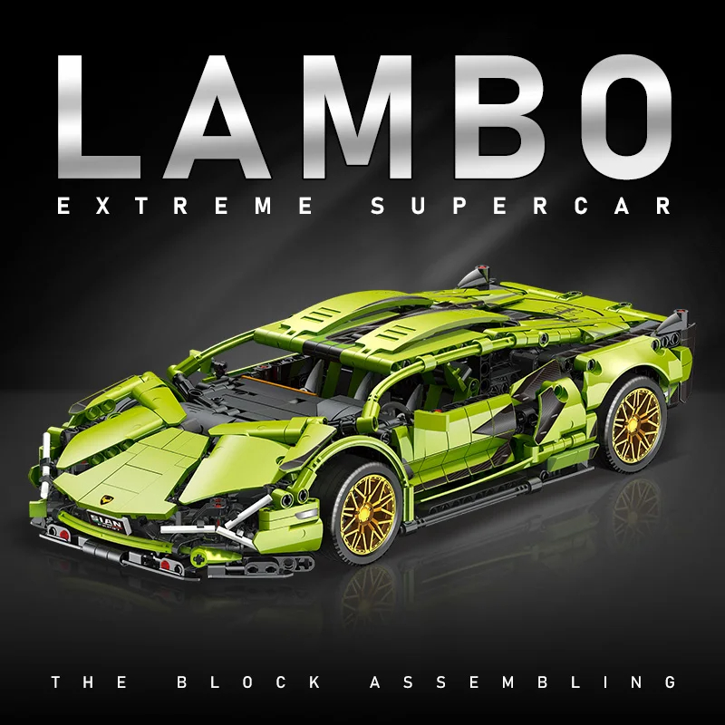 기술 슈퍼 스피드 스포츠카 빌딩 블록 모델 원격 제어  - Model Kit Ferrari 리뷰 및 가격