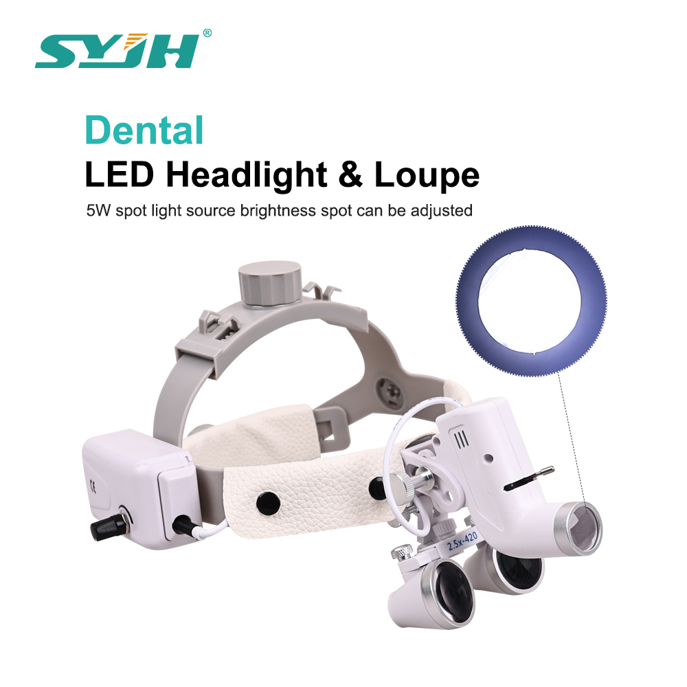치과용 LED 조명 수술 확대경 헤드라이트 수술용 5W - Magnifier With Light 리뷰 및 가격