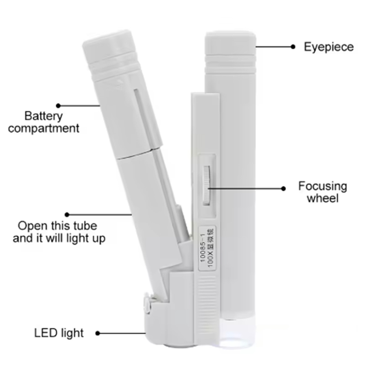 ABNJ 휴대용 현미경 100X 미니 포켓 휴대용 현미 - Magnifier With Light 리뷰 및 가격