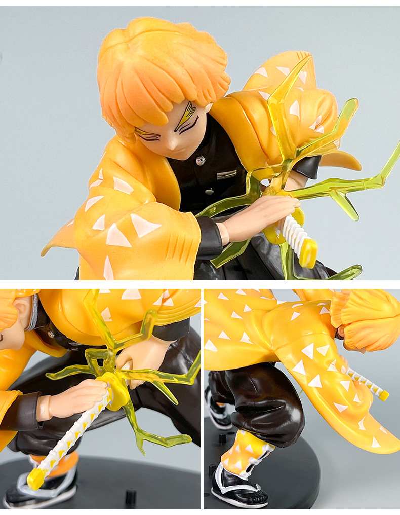 애니메이션 귀멸의 칼날 PVC 피규어 탄지로 젠이츠 쿄 - Model Kit Zenitsu 리뷰 및 가격