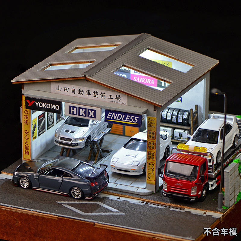 1:64 스케일 DIY 자동차 정비소 디오라마 키트(L - Model Kit Diorama 리뷰 및 가격