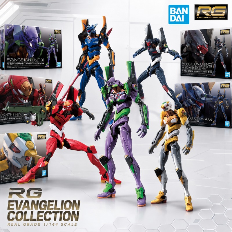 반다이 정품 RG 에반게리온 유닛 01 00 03 마크 - Model Kit Eva 02 리뷰 및 가격