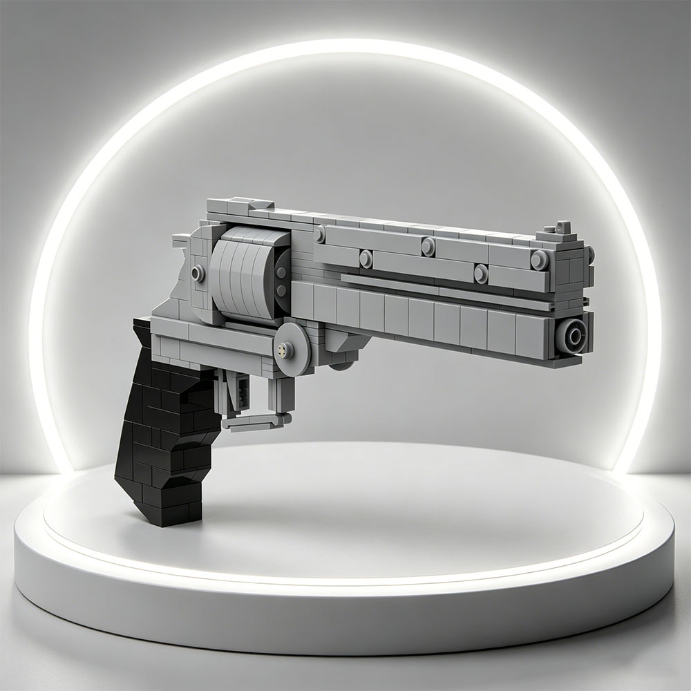 MOC 빌딩 블록 소형 입자 권총 모델 창의적인 총 조 - Model Kit Revolver 리뷰 및 가격