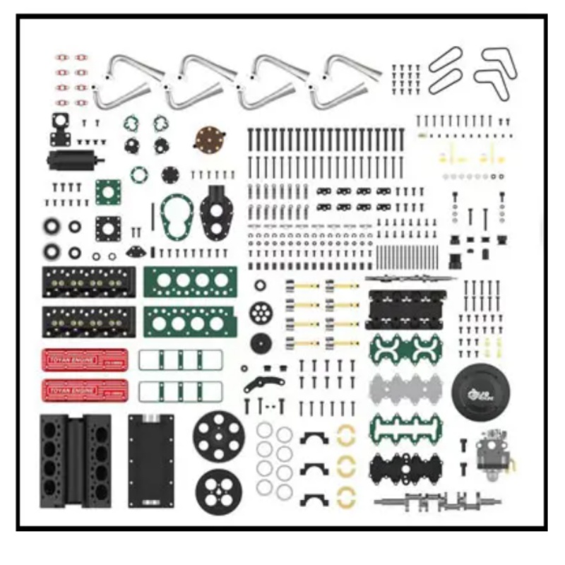 토얀 V8 가스 4행정 엔진 28cc 수냉식 엔진 모델 - Model Kit V8 Engine 리뷰 및 가격