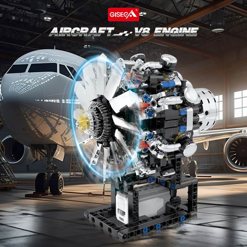 G8910 항공 V8 엔진 558개 항공기 내연기관 블 - Model Kit V8 Engine 리뷰 및 가격