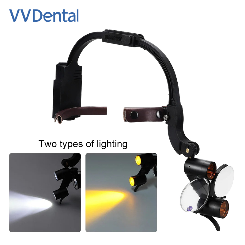 치과 LED 헤드 라이트 램프 2.5X 3.5X 배율  - Magnifier With Light 리뷰 및 가격