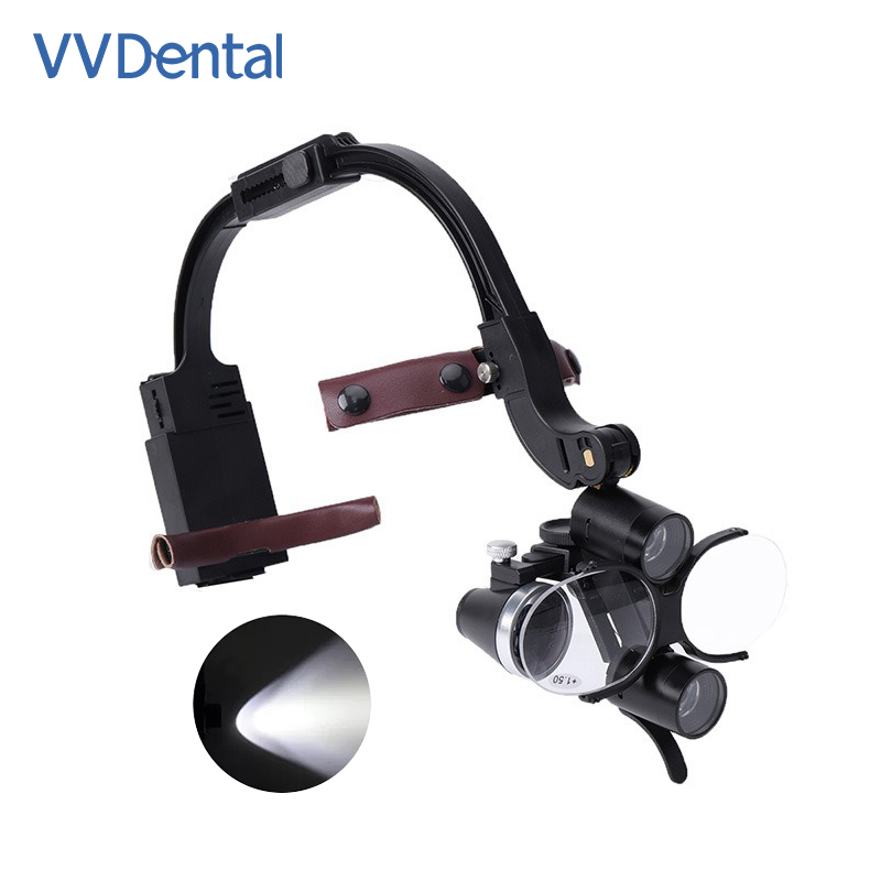 치과 LED 헤드 라이트 램프 2.5X 3.5X 배율  - Magnifier With Light 리뷰 및 가격