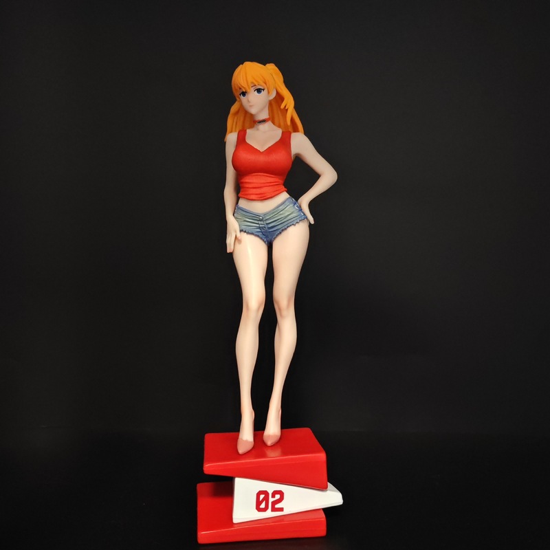 22cm EVA 아스카 랭글리 여름 캐주얼 버전 애니메 - Model Kit Eva 02 리뷰 및 가격