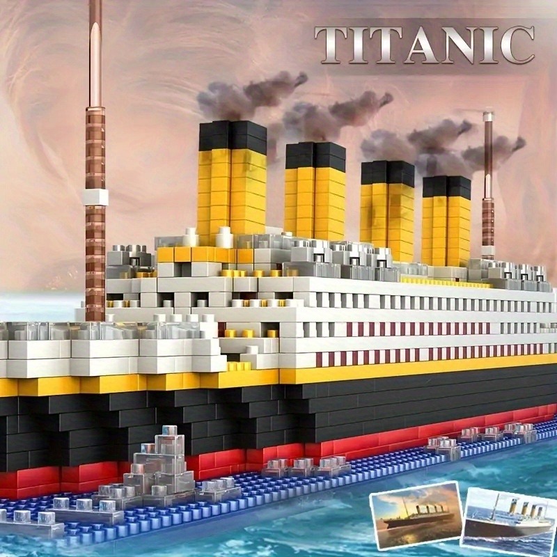 타이타닉 마이크로 빌딩 블록 DIY 조립 보트 모델 빌 - Model Kit Titanic 리뷰 및 가격