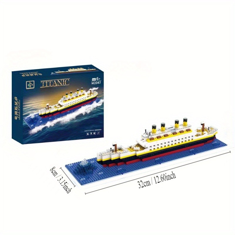 타이타닉 마이크로 빌딩 블록 DIY 조립 보트 모델 빌 - Model Kit Titanic 리뷰 및 가격