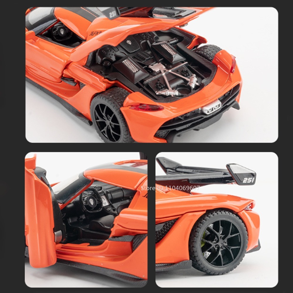 스케일 1:32 KNSG Jesko 자동차 모델 장난감 - Model Kit Ferrari 리뷰 및 가격