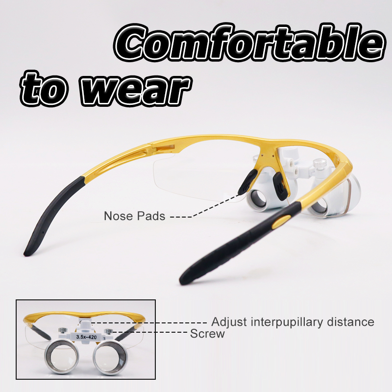 의료 치과 돋보기 빛 3.5X420mm 헤드 라이트 빛 - Magnifier With Light 리뷰 및 가격