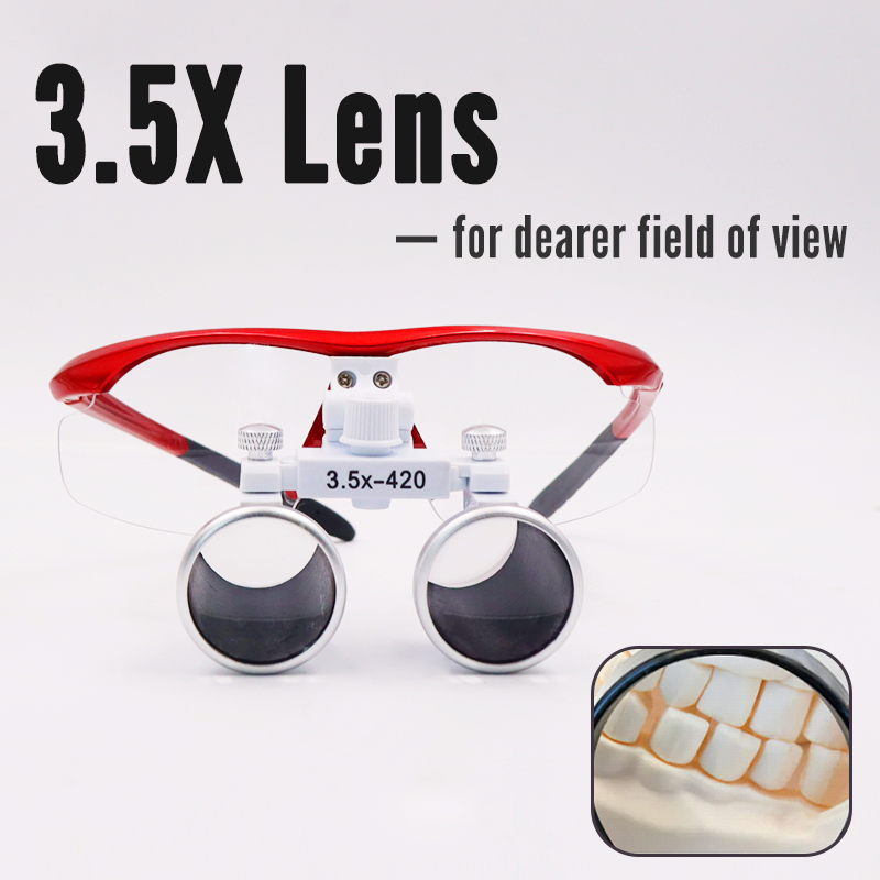 의료 치과 돋보기 빛 3.5X420mm 헤드 라이트 빛 - Magnifier With Light 리뷰 및 가격