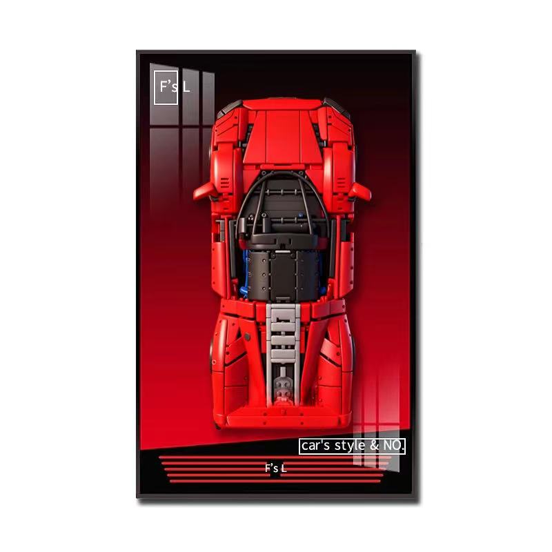 새로운 사진 프레임 디스플레이 월보드, 레고 42143 - Model Kit Ferrari 리뷰 및 가격