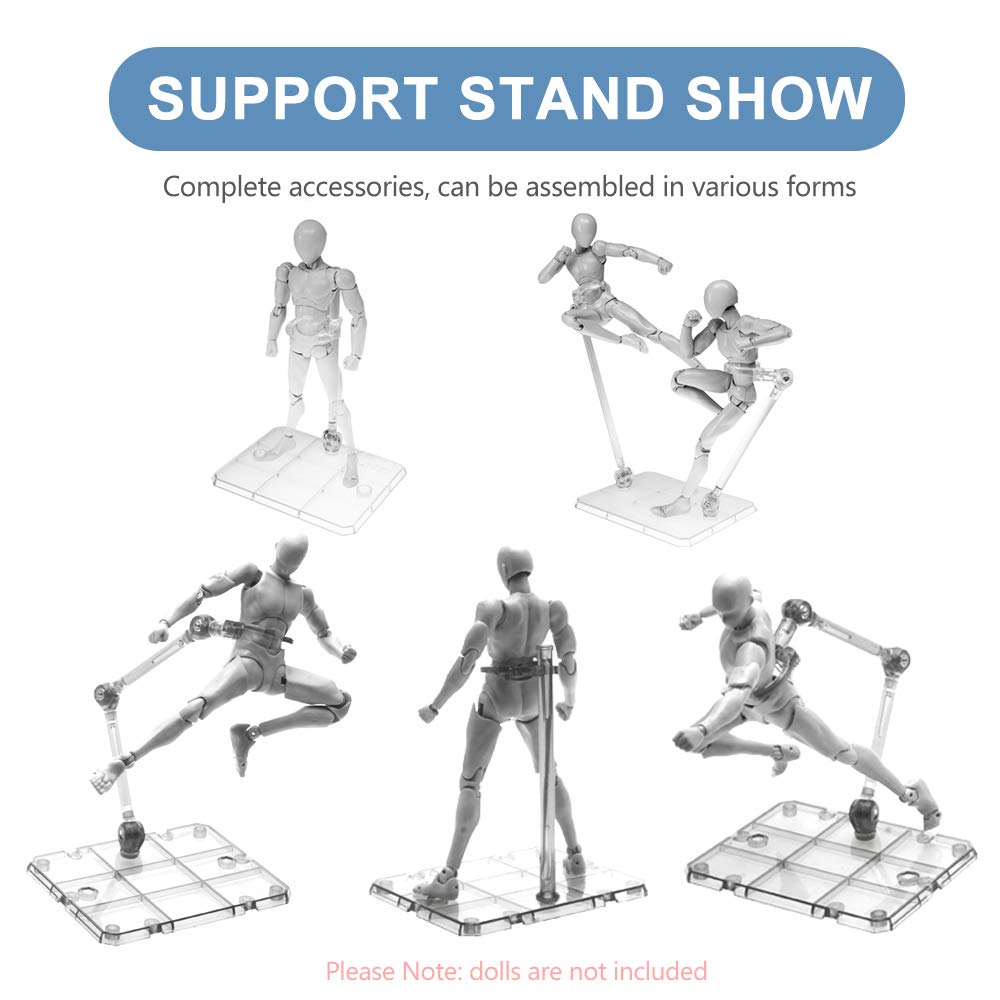 클리어 액션 피규어 스탠드, 조립 액션 피규어 디스플레 - Model Kit Jms 리뷰 및 가격
