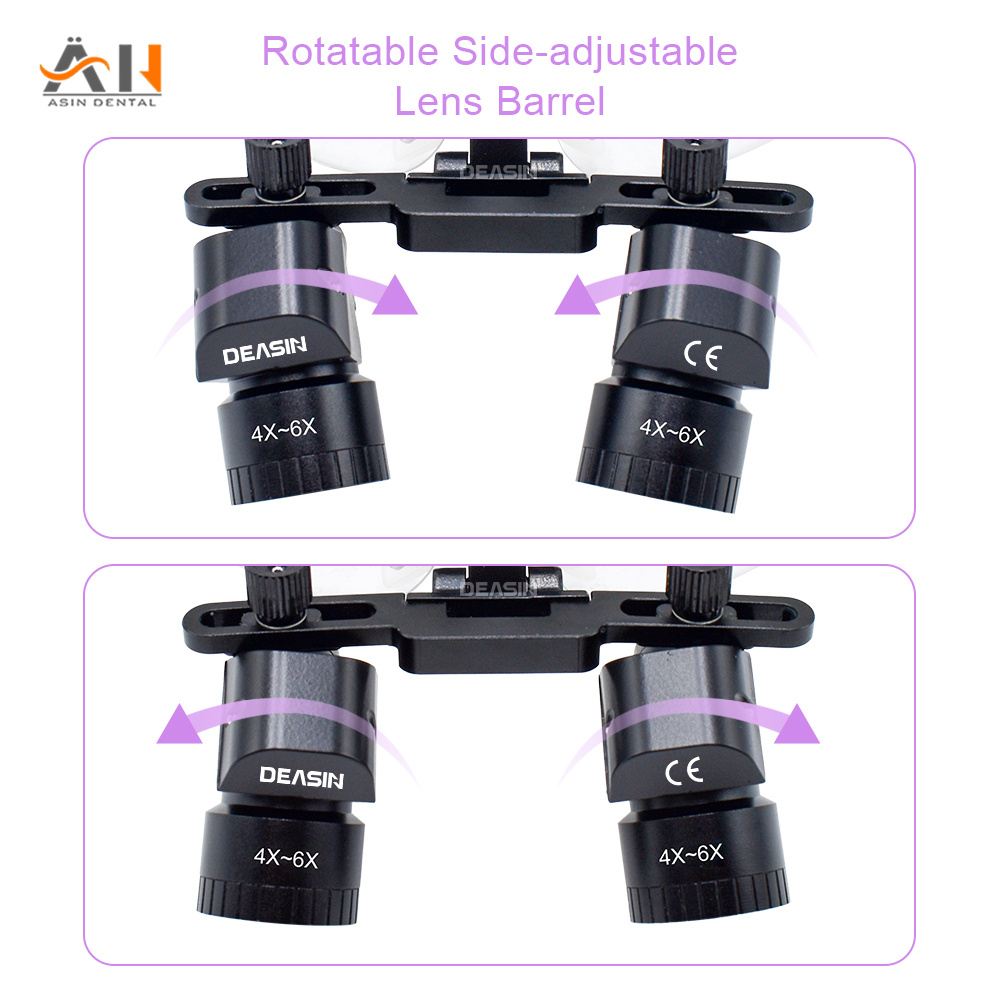 신형 인체공학적 치과용 루페 조절 가능한 4x-6x 에 - Magnifier With Light 리뷰 및 가격