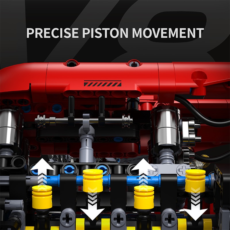 T5011 V8 터보 엔진 모델 전동식 1370PCS  - Model Kit V8 Engine 리뷰 및 가격