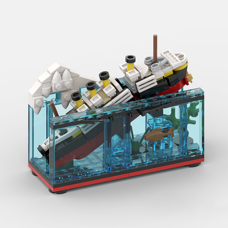 타이타닉 브레이크 케이스 빌딩 블록으로 절반 보트 선박 - Model Kit Titanic 리뷰 및 가격