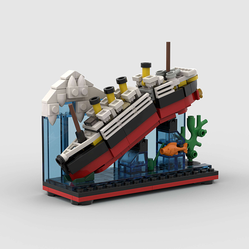 타이타닉 브레이크 케이스 빌딩 블록으로 절반 보트 선박 - Model Kit Titanic 리뷰 및 가격
