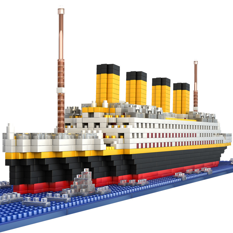 DIY 타이타닉 크리 에이 티브 럭셔리 빙산 크루즈 선 - Model Kit Titanic 리뷰 및 가격