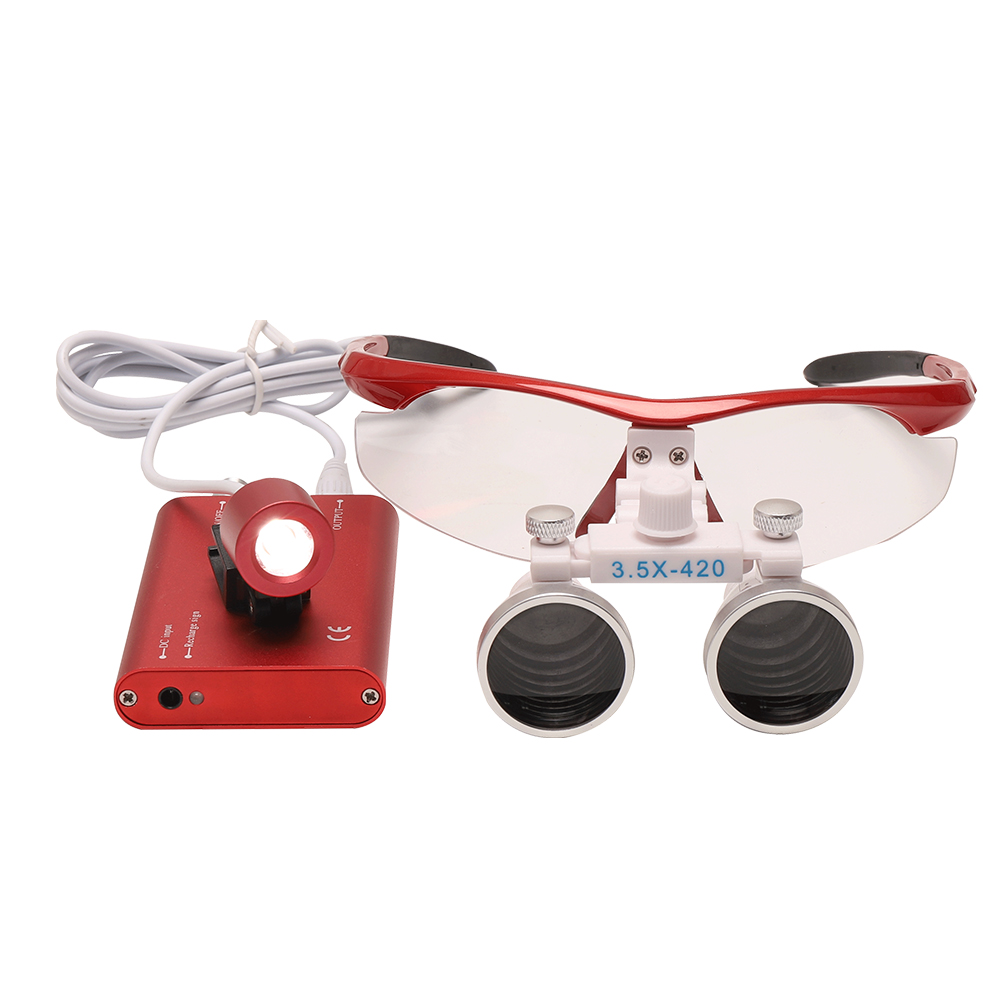 LED 헤드라이트 수술용 루페가 있는 3.5X 돋보기  - Magnifier With Light 리뷰 및 가격