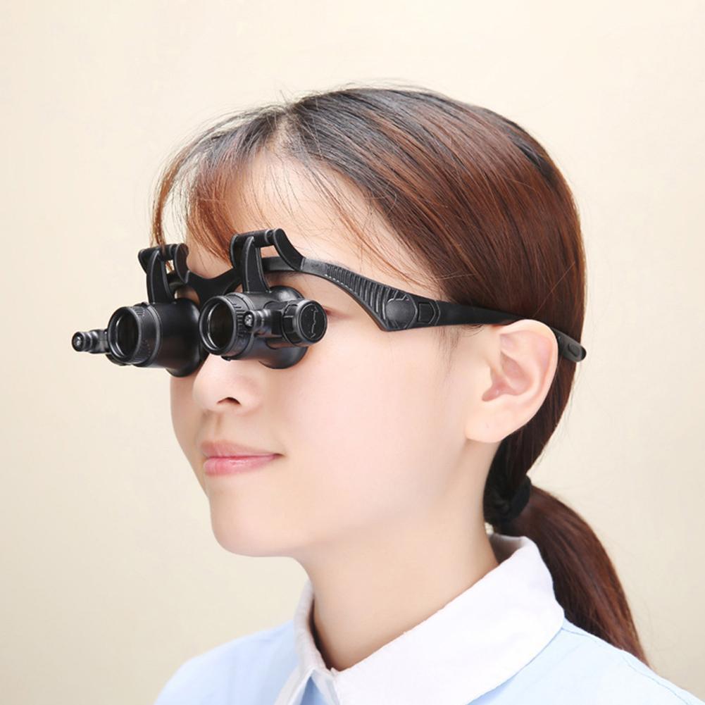 10-25X 헤드웨어형 확대경 LED 조명 포함 보석  - Magnifier With Light 리뷰 및 가격