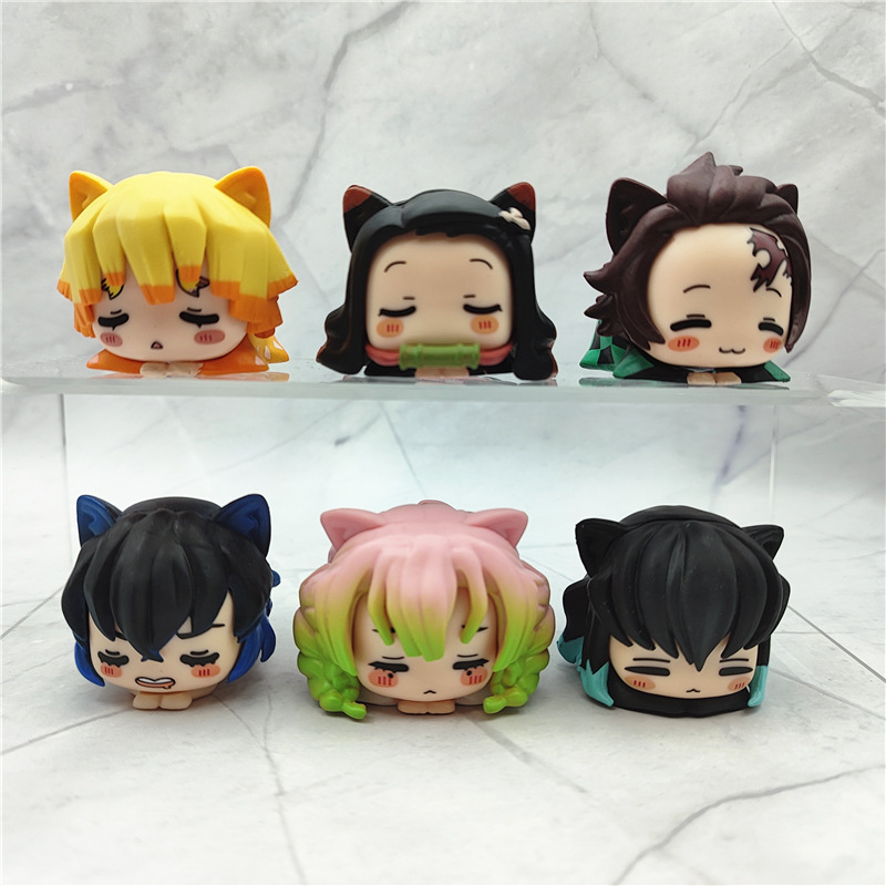 6개/1세트 애니메이션 귀멸의 칼날 카마도 네즈코 탄지 - Model Kit Zenitsu 리뷰 및 가격