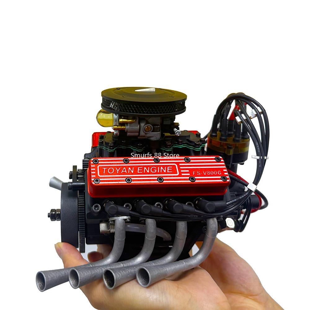 토얀 V8 엔진 조립 키트 금속 28cc 4행정 수냉식 - Model Kit V8 Engine 리뷰 및 가격